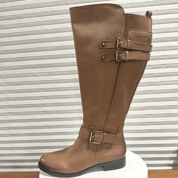 🌸NATURALIZER🌸 Jessie Brown Tall Boots Size: 6M - Picture 4 of 15